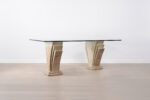 Mesa comedor mármol Abanico