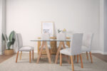 Comedor Caballete con 6 sillas Vesta