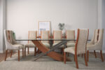 Comedor Cinox con 10 sillas combinadas