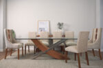 Comedor Cinox con 10 sillas combinadas - Imagen 2