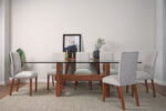 Comedor Kamal con 8 sillas Vesta