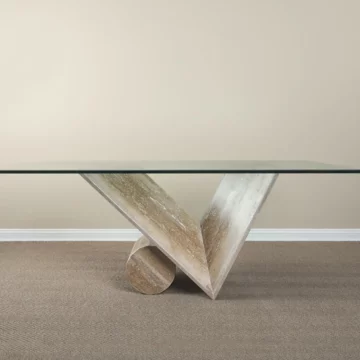 mesa comedor mármol verona frente